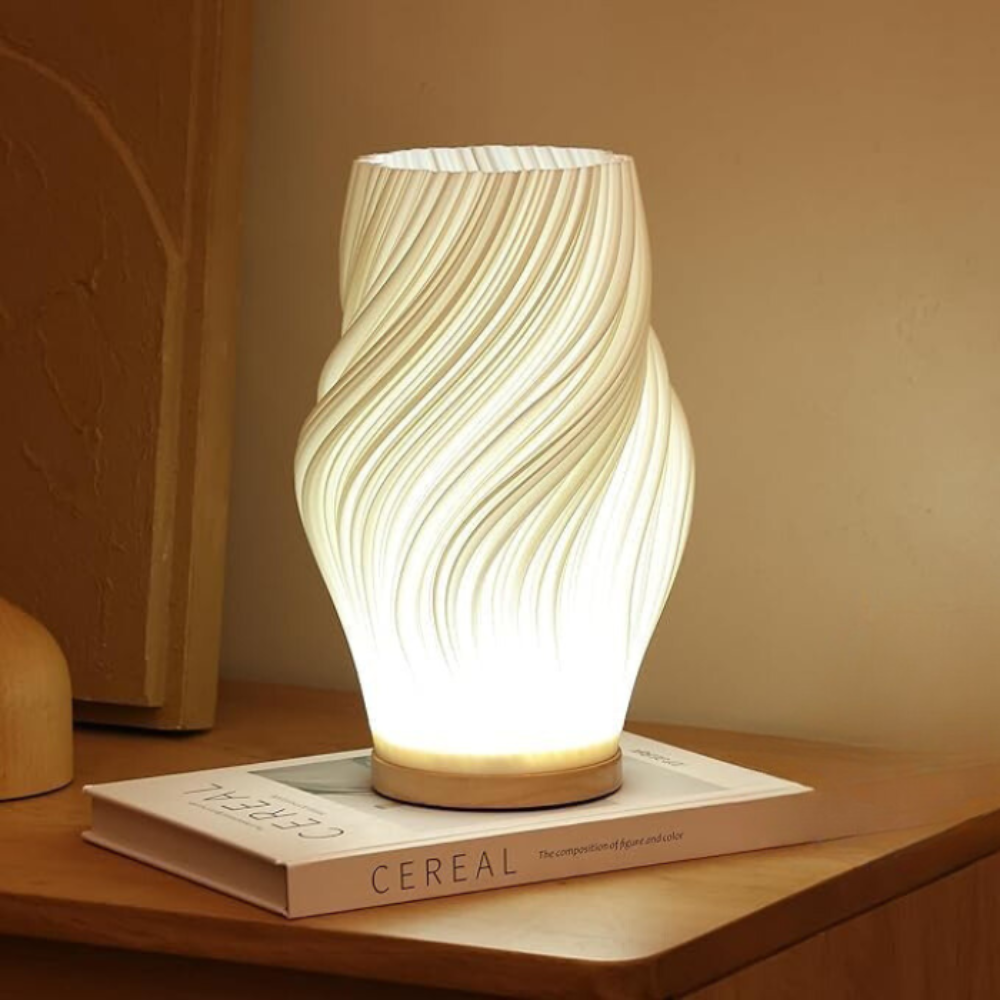 Modern Wave Table Lamp with Adjustable Brightness – Sculptural LED Light for Home and Office 2