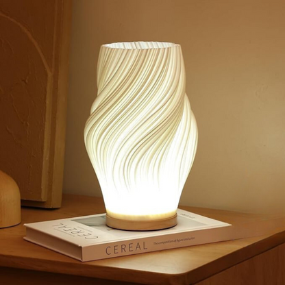 Modern Wave Table Lamp with Adjustable Brightness – Sculptural LED Light for Home and Office 2