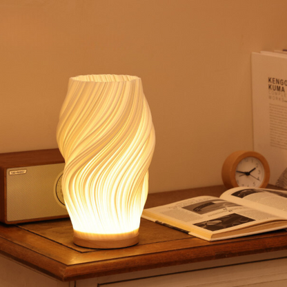 Modern Wave Table Lamp with Adjustable Brightness – Sculptural LED Light for Home and Office 3