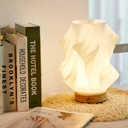 Modern Wave Table Lamp with Adjustable Brightness – Sculptural LED Light for Home and Office 9