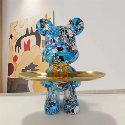 Modern Bear Figurine – Contemporary Art Sculpture in Durable Resin for Home and Office Decor 6