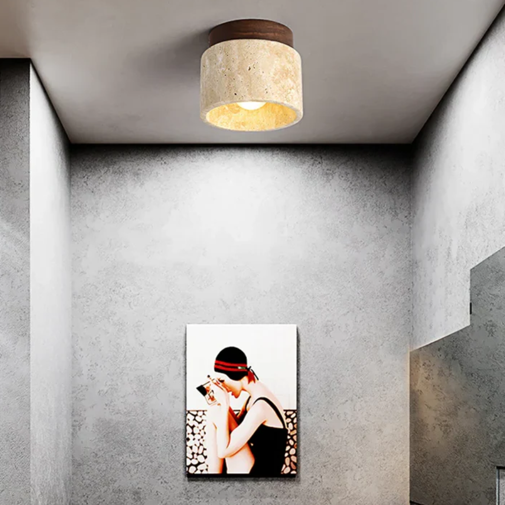Modern Cream Ceiling Light Fixture – Artistic Design for Living Room and Bedroom 4