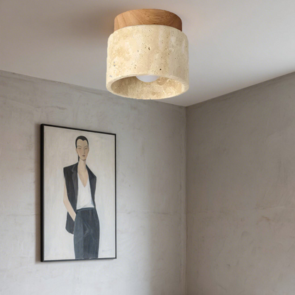 Modern Cream Ceiling Light Fixture – Artistic Design for Living Room and Bedroom 7