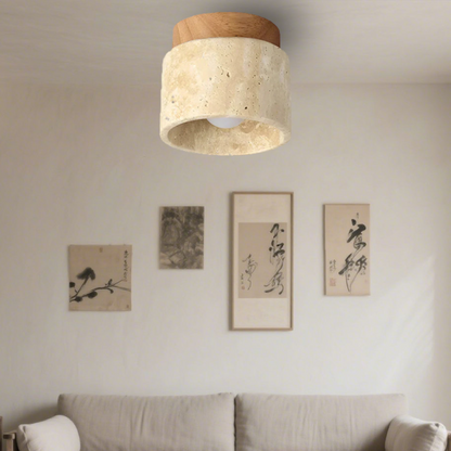 Modern Cream Ceiling Light Fixture – Artistic Design for Living Room and Bedroom 9