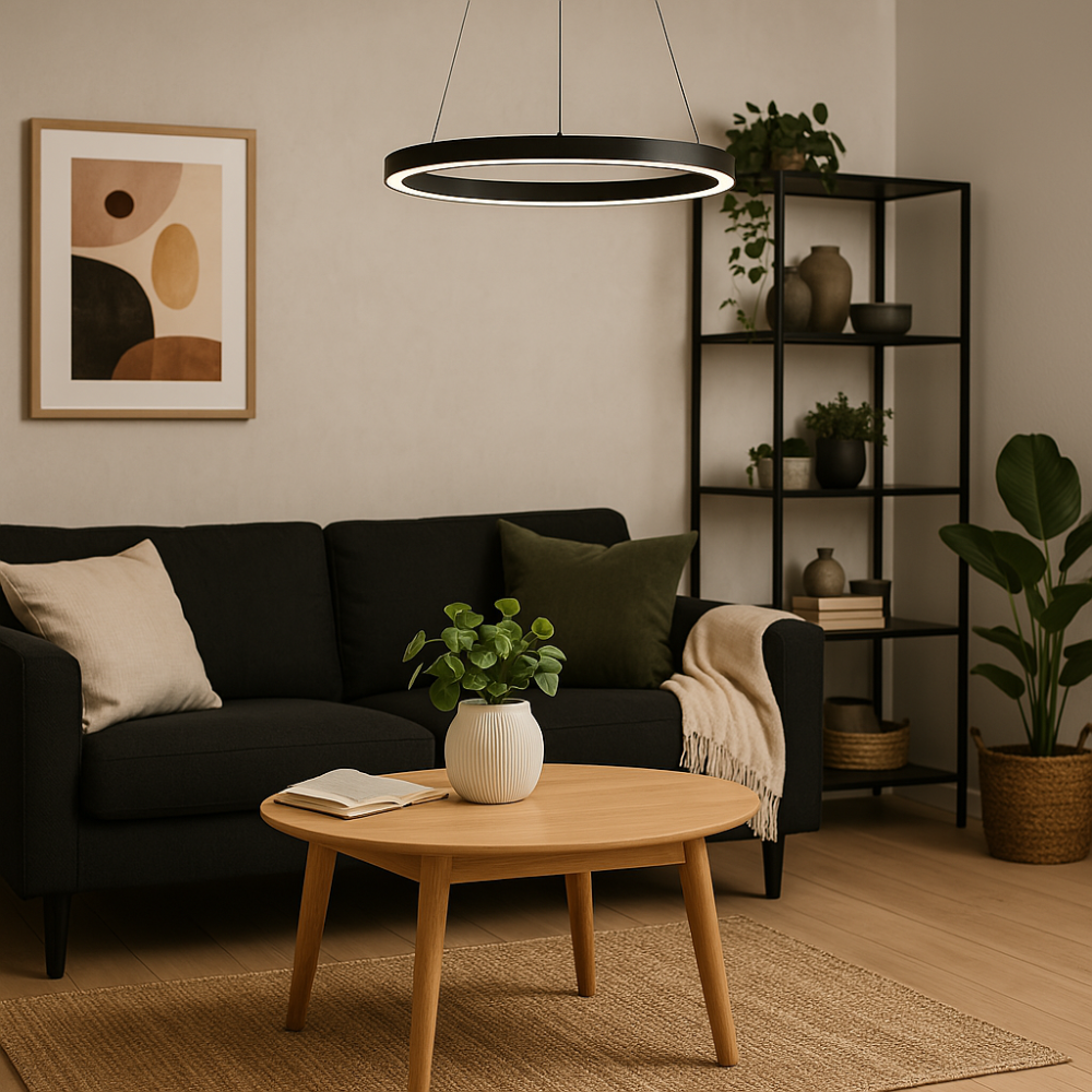 Modern Dimmable LED Ring Pendant Light – Stylish and Energy Efficient for Home and Office 2