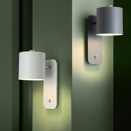Modern LED Wall Lamp with Built-in Switch – Stylish Indoor Lighting for Home Decor 1