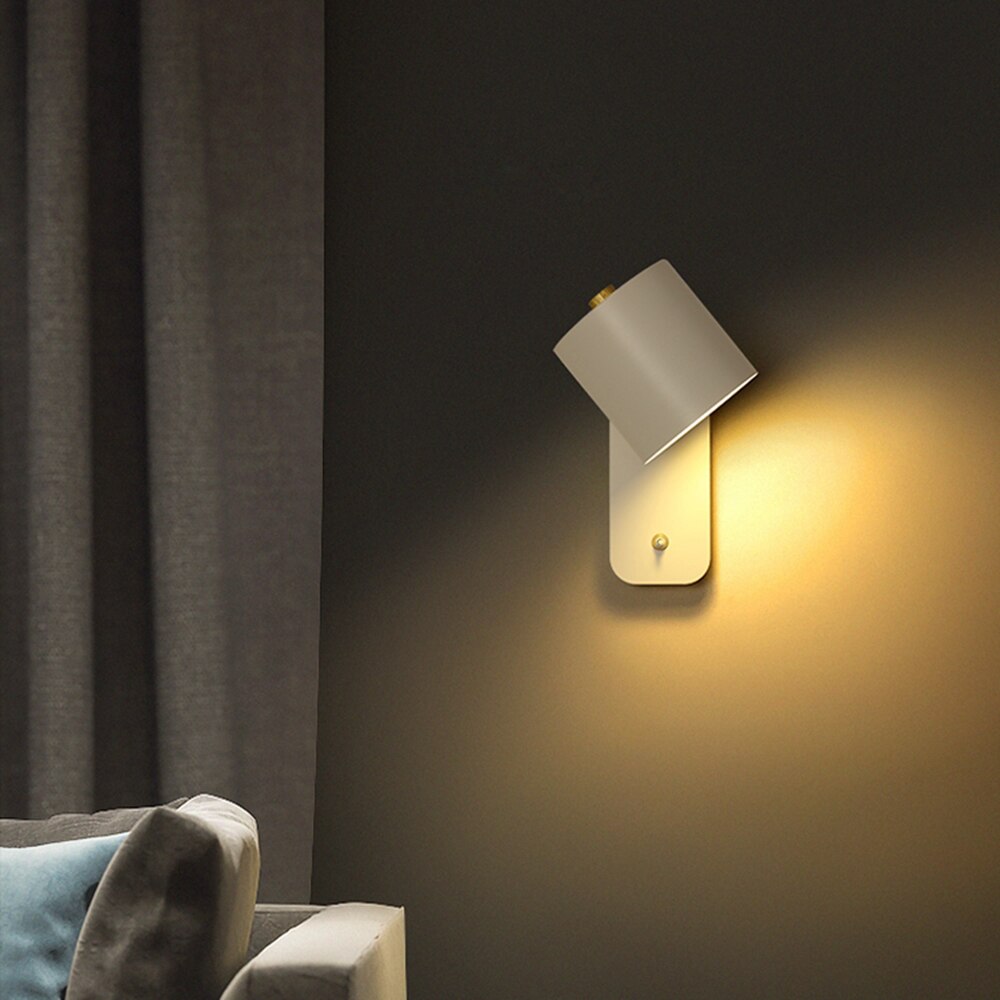 Modern LED Wall Lamp with Built-in Switch – Stylish Indoor Lighting for Home Decor 10