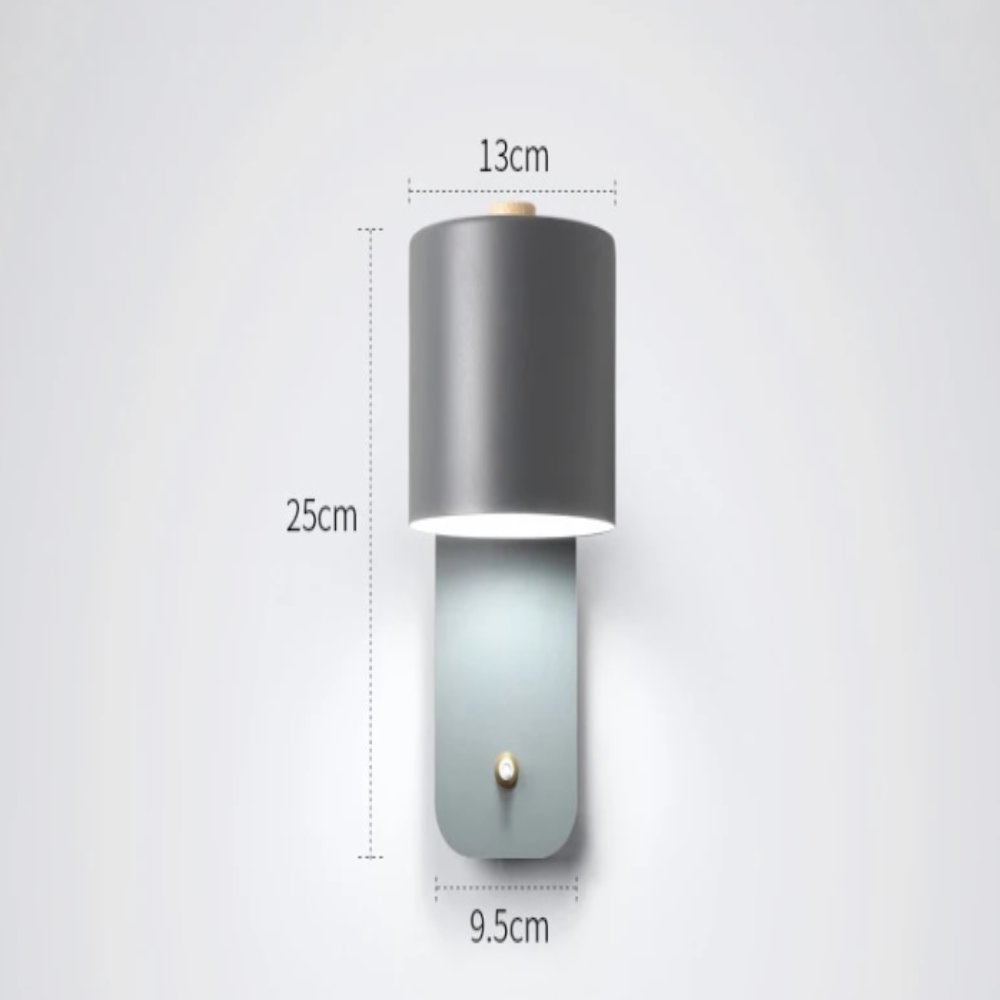 Modern LED Wall Lamp with Built-in Switch – Stylish Indoor Lighting for Home Decor 11