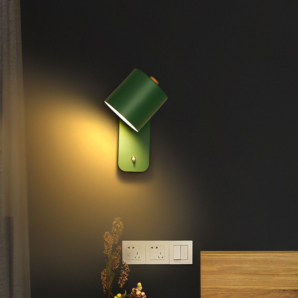 Modern LED Wall Lamp with Built-in Switch – Stylish Indoor Lighting for Home Decor 9