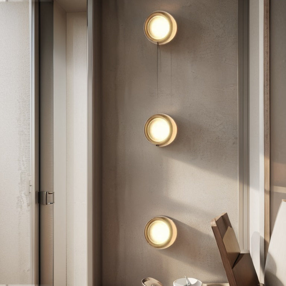 Modern Dimpled Wall Lamp – Elegant Sconce Light with Soft Warm 3000K LED for Contemporary Spaces, Ideal for Living Room, Bedroom, and Hallway 4