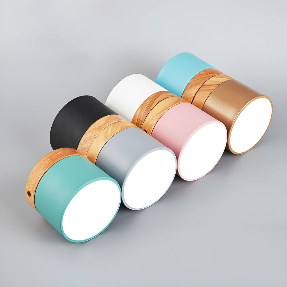 Zeitgenössische Flush Mount LED-Deckenleuchte - Sanfte Beleuchtung mit nordischem Design