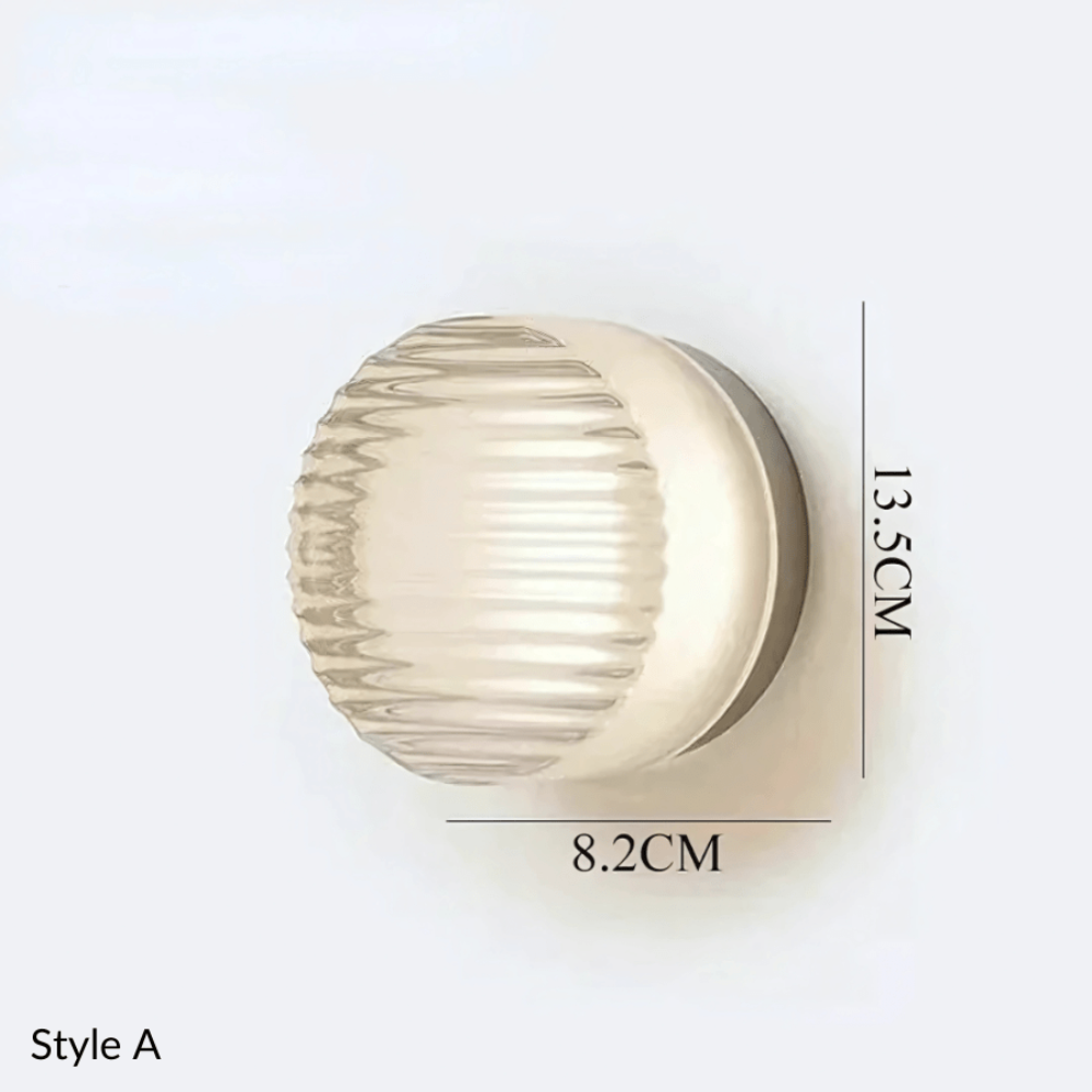 Modern Round LED Wall Light with 15W Built-in LED – Elegant Black Metal Design 3