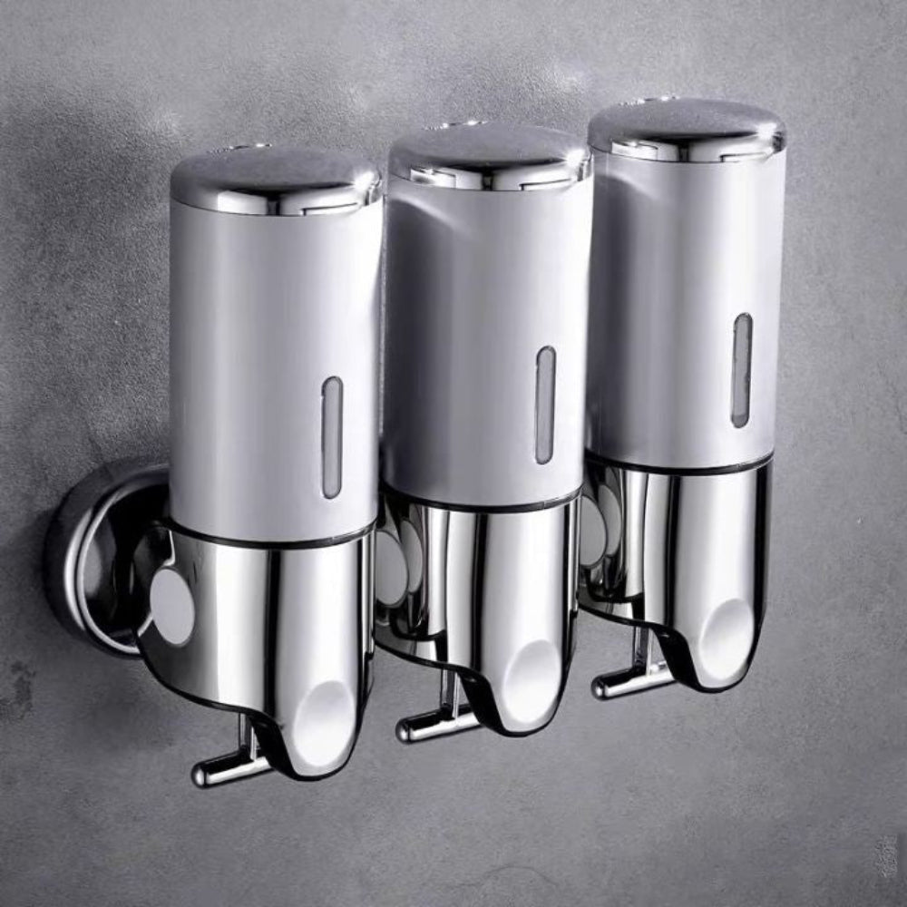 Modern Wall-Mounted Soap Dispenser – Elegant Stainless Steel Design for Bathroom 1