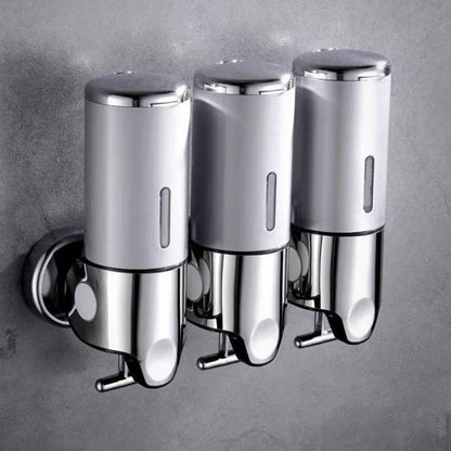 Modern Wall-Mounted Soap Dispenser – Elegant Stainless Steel Design for Bathroom 1
