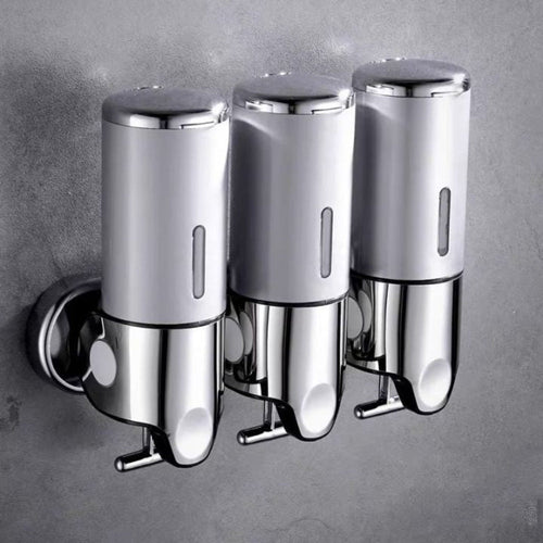 Modern Wall-Mounted Soap Dispenser – Elegant Stainless Steel Design for Bathroom 1