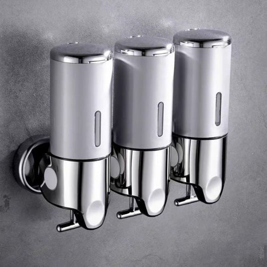 Modern Wall-Mounted Soap Dispenser – Elegant Stainless Steel Design for Bathroom 1