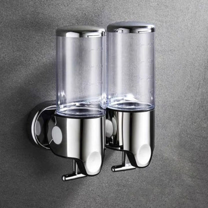 Modern Wall-Mounted Soap Dispenser – Elegant Stainless Steel Design for Bathroom 11