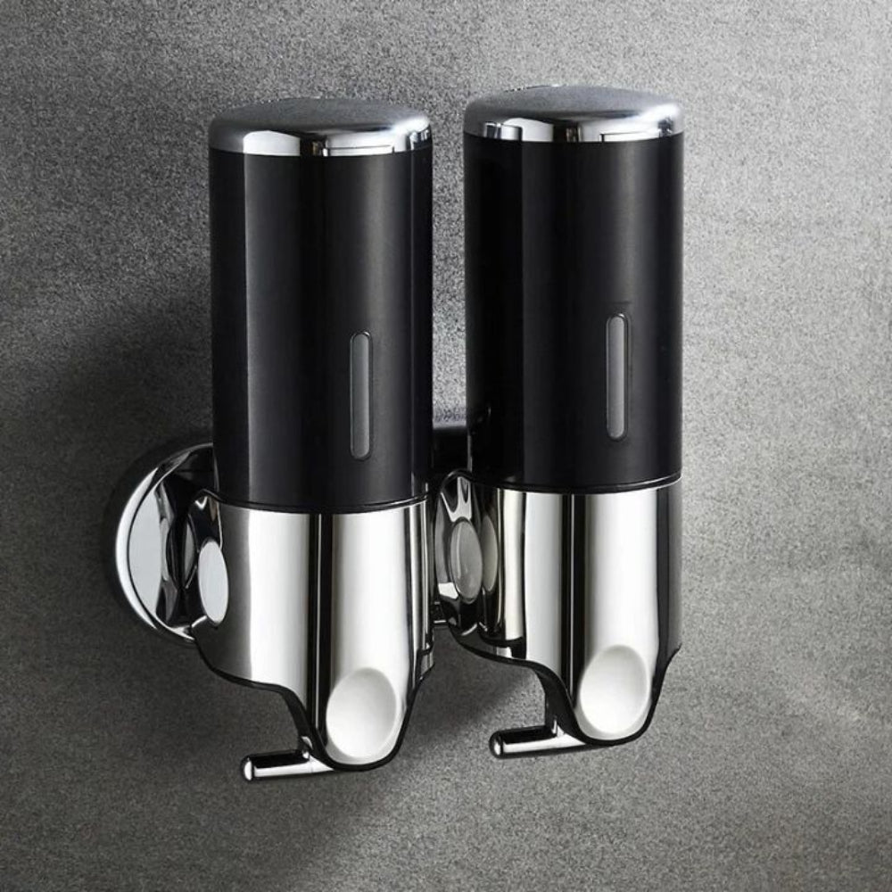 Modern Wall-Mounted Soap Dispenser – Elegant Stainless Steel Design for Bathroom 17