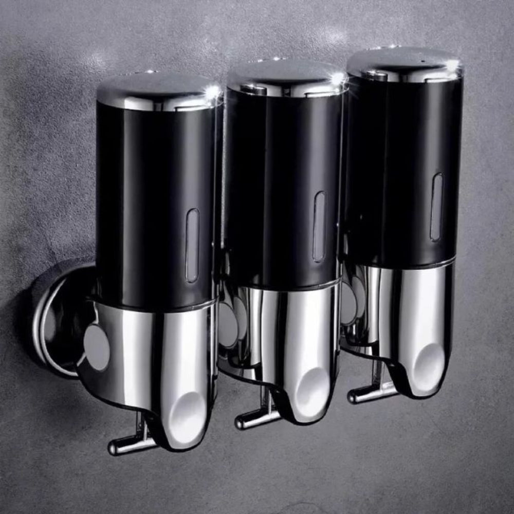 Modern Wall-Mounted Soap Dispenser – Elegant Stainless Steel Design for Bathroom 18