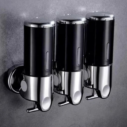 Modern Wall-Mounted Soap Dispenser – Elegant Stainless Steel Design for Bathroom 18