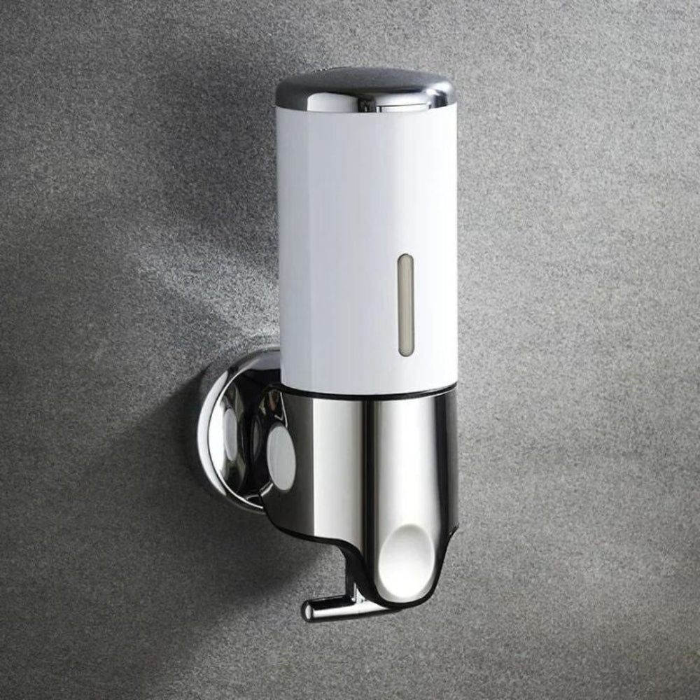 Modern Wall-Mounted Soap Dispenser – Elegant Stainless Steel Design for Bathroom 19