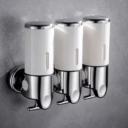 Modern Wall-Mounted Soap Dispenser – Elegant Stainless Steel Design for Bathroom 21