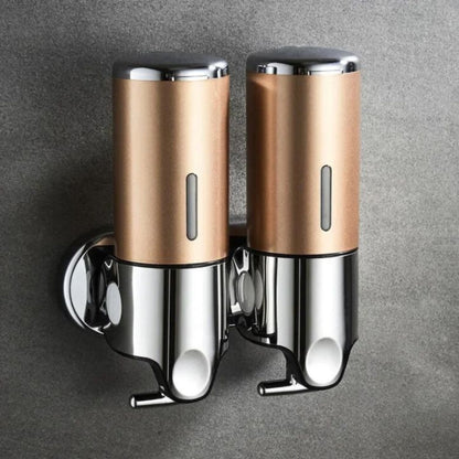 Modern Wall-Mounted Soap Dispenser – Elegant Stainless Steel Design for Bathroom 23