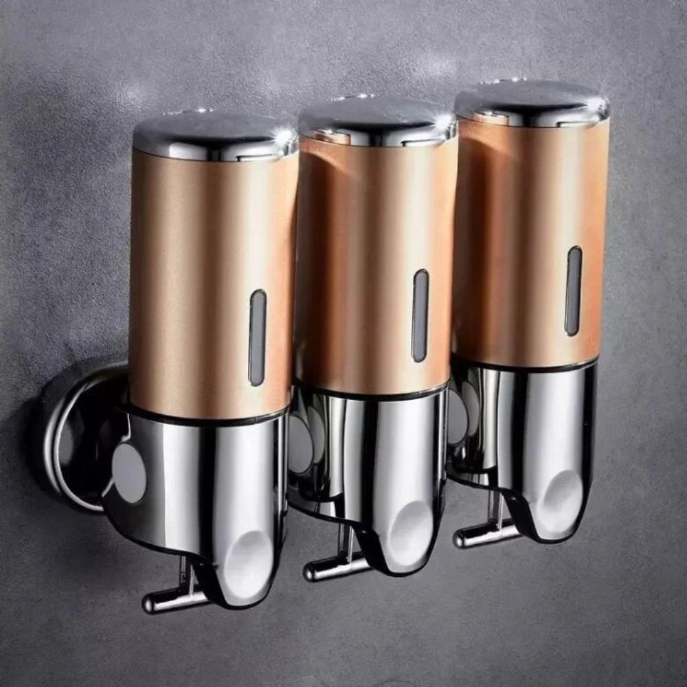 Modern Wall-Mounted Soap Dispenser – Elegant Stainless Steel Design for Bathroom 24