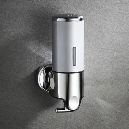 Modern Wall-Mounted Soap Dispenser – Elegant Stainless Steel Design for Bathroom 8