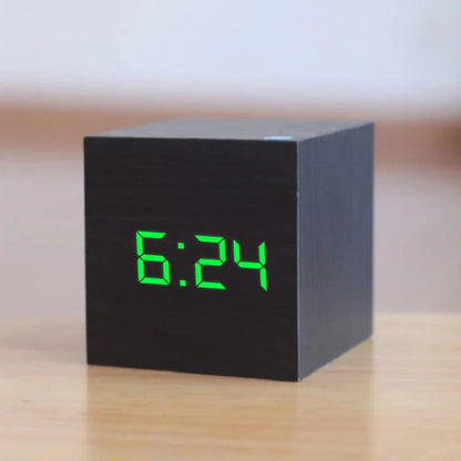 Compact Mini LED Digital Alarm Clock with Adjustable Brightness and Night Mode 3