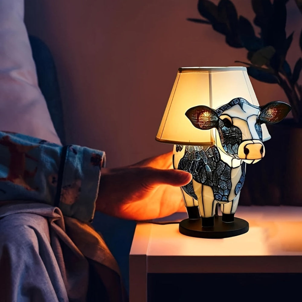 Artistic Cow Lamp with Warm LED Light – Fun and Functional Table Lamp for Cozy Spaces 1