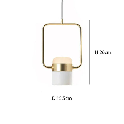Scandinavian Pendant Light with Metal and Glass Design – Adjustable Height for Modern Interiors 10
