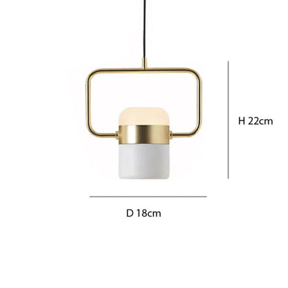 Scandinavian Pendant Light with Metal and Glass Design – Adjustable Height for Modern Interiors 11