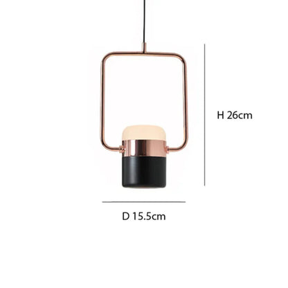 Scandinavian Pendant Light with Metal and Glass Design – Adjustable Height for Modern Interiors 12