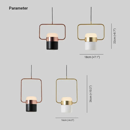 Scandinavian Pendant Light with Metal and Glass Design – Adjustable Height for Modern Interiors 14