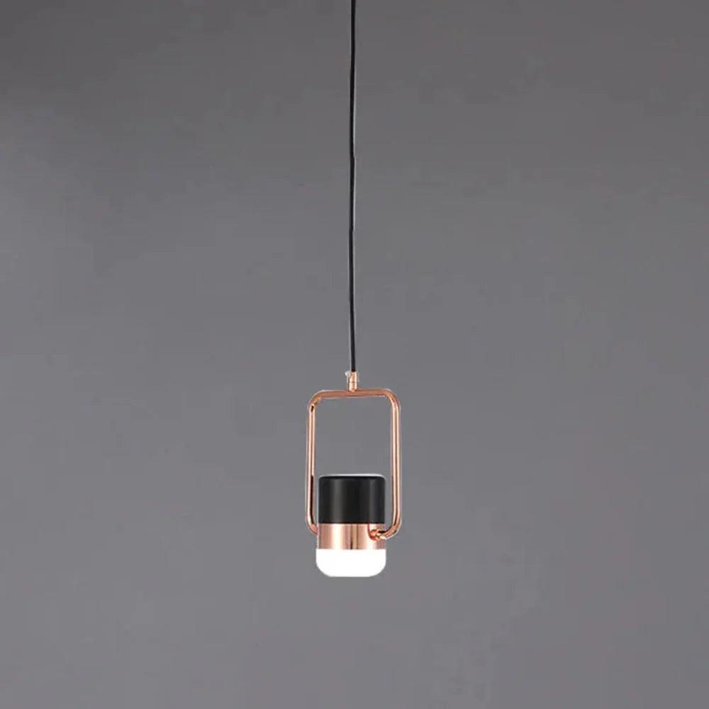 Scandinavian Pendant Light with Metal and Glass Design – Adjustable Height for Modern Interiors 4