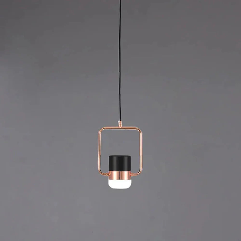 Scandinavian Pendant Light with Metal and Glass Design – Adjustable Height for Modern Interiors 5
