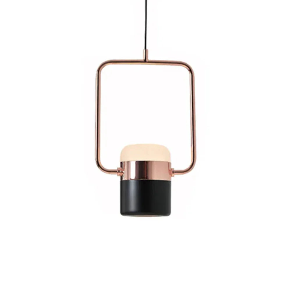 Scandinavian Pendant Light with Metal and Glass Design – Adjustable Height for Modern Interiors 6