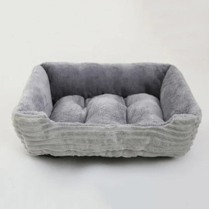 Round Ultra-Plush Dog Bed with Raised Edges for Comfort and Support - Non-Slip Base 1