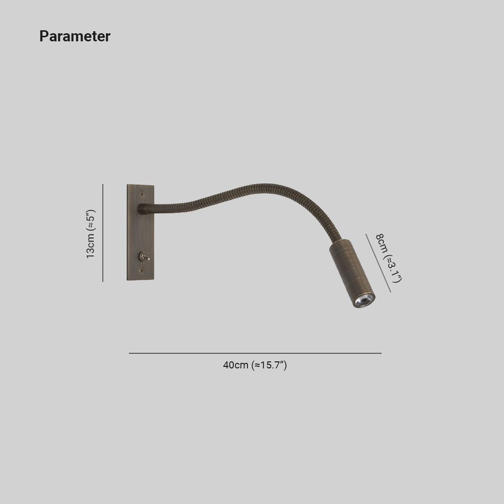 Adjustable Minimalist Wall Spotlight with Integrated LED – Perfect for Art and Reading 4