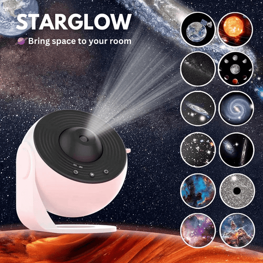 360° Galaxy Projector with 12 HD Discs and Adjustable Focus for Relaxation and Sleep – Home Planetarium Projector 1
