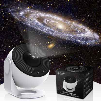 360° Galaxy Projector with 12 HD Discs and Adjustable Focus for Relaxation and Sleep – Home Planetarium Projector 10