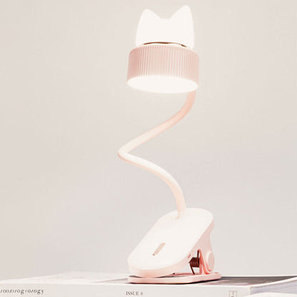 Trendy LED Table Lamp with Cat Ear Design – Rechargeable and Touch Control 6