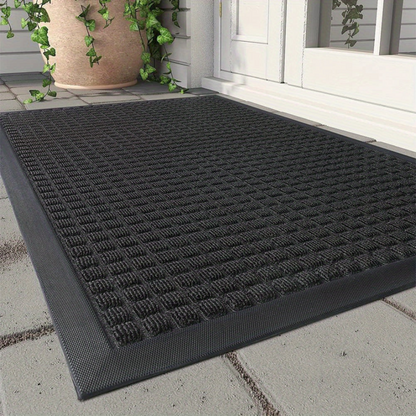 Stylish Outdoor Doormat with Non-Slip Backing – Durable Polypropylene Welcome Mat for Indoor and Outdoor Use, Easy to Clean 2