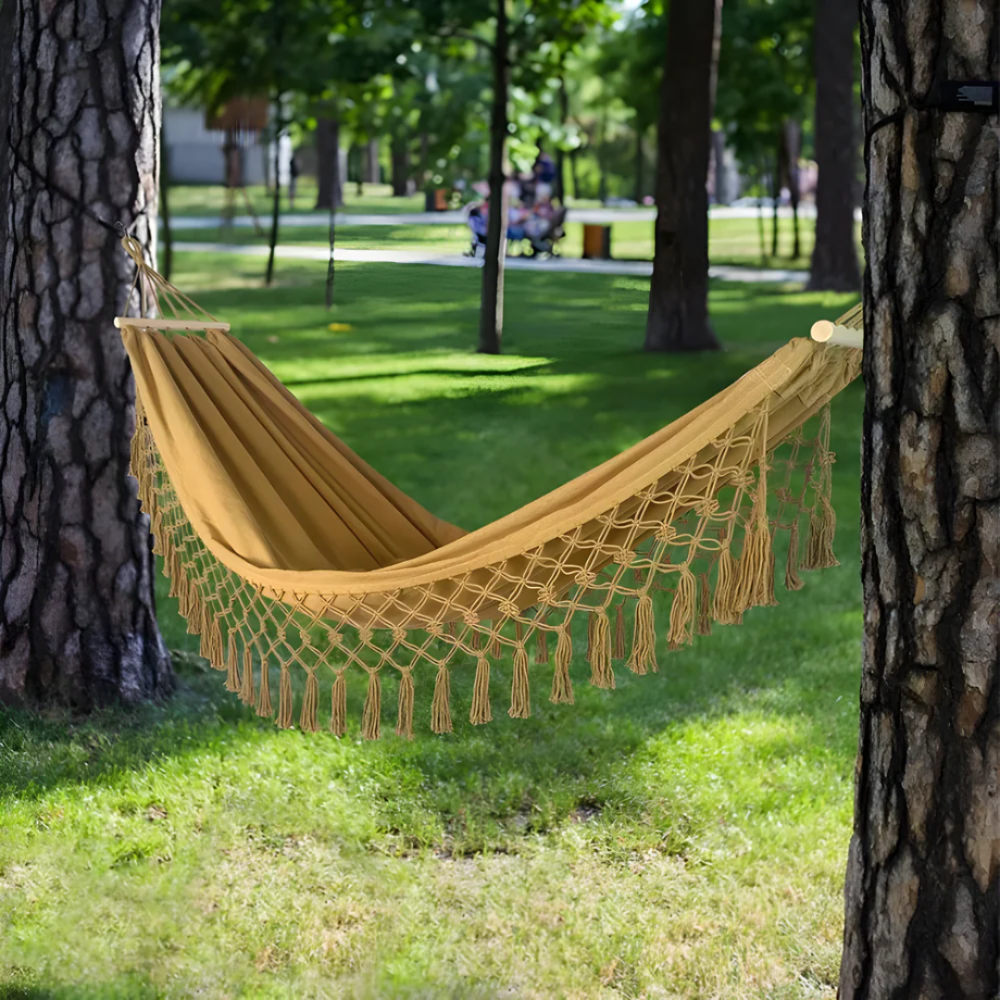 Neora Swing Hammock - Durable Cotton-Polyester Blend, Indoor/Outdoor Use, Easy Setup 6