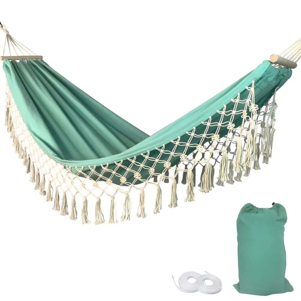 Neora Swing Hammock - Durable Cotton-Polyester Blend, Indoor/Outdoor Use, Easy Setup 8