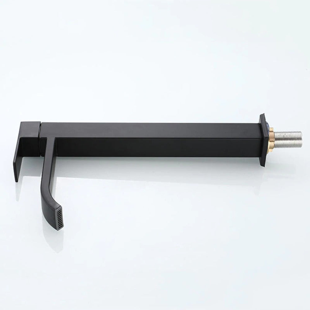 Modern Matte Black Cold Water Faucet for Sink – Minimalist Design with Durable Stainless Steel Construction 11