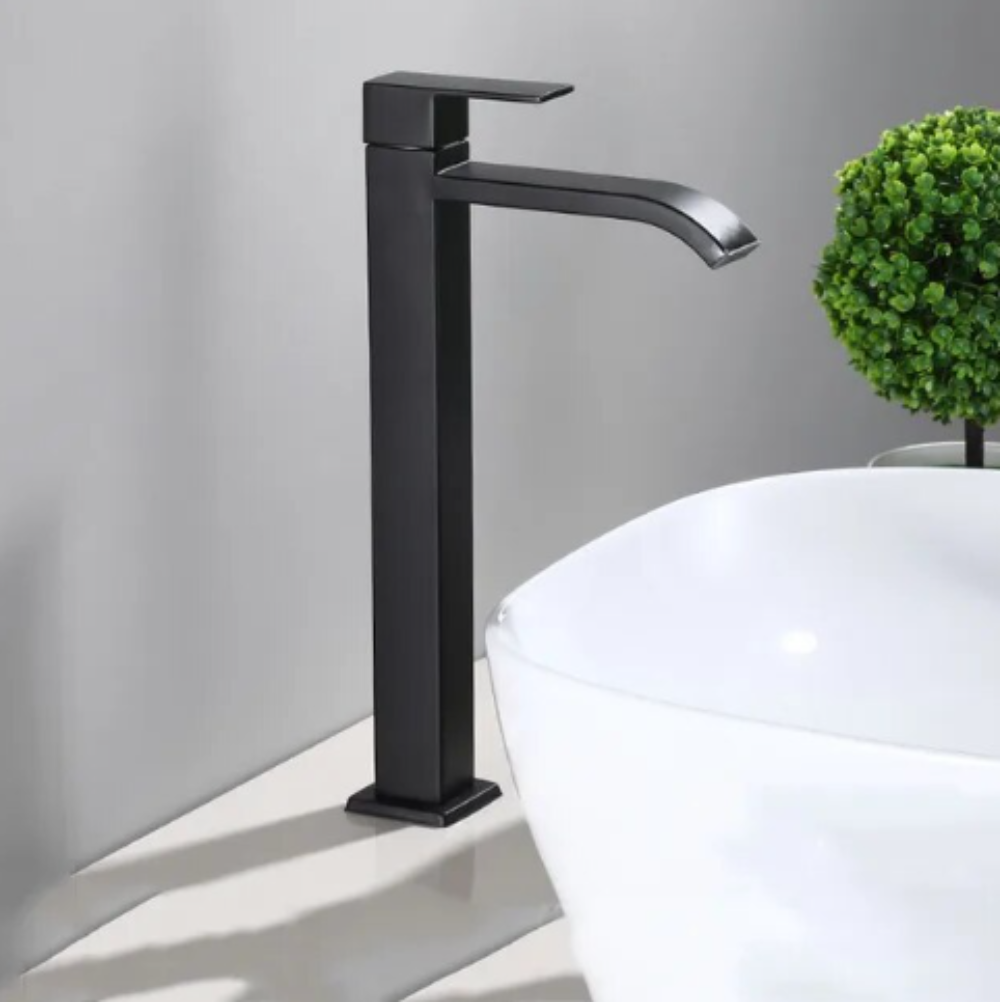 Modern Matte Black Cold Water Faucet for Sink – Minimalist Design with Durable Stainless Steel Construction 14