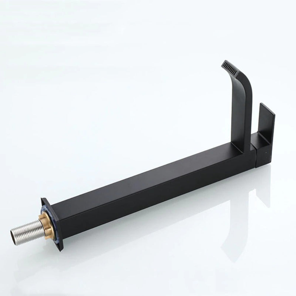 Modern Matte Black Cold Water Faucet for Sink – Minimalist Design with Durable Stainless Steel Construction 6