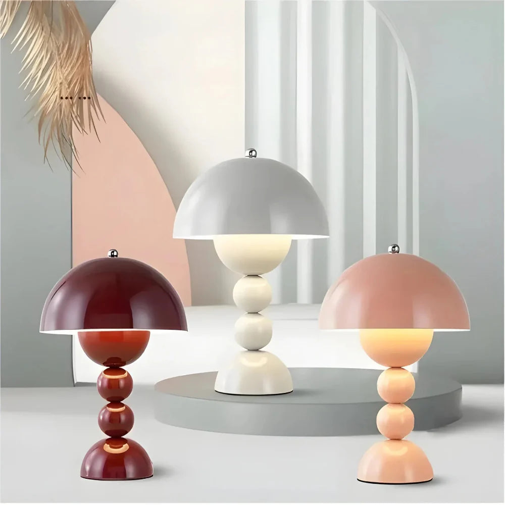 Scandinavian Table Lamp with Gold Accents – Minimalist Design for Home and Office 14